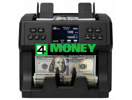 Счетчик банкнот Cashtech 8200 со скоростью до 1500 купюр в минуту, определением суммы и сенсорным управлением