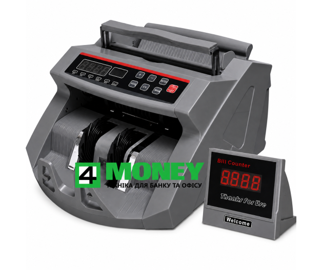 Счётчик банкнот Cashtech 170 UV/MG с ультрафиолетовой и магнитной проверкой и скоростью счёта до 1000 купюр в минуту
