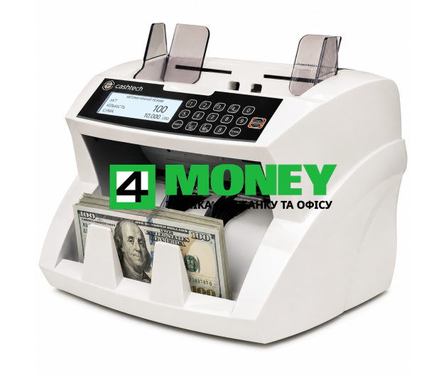 Счётчик банкнот Cashtech 3500 UV/MG с ультрафиолетовой и магнитной проверкой, скоростью до 1800 купюр в минуту
