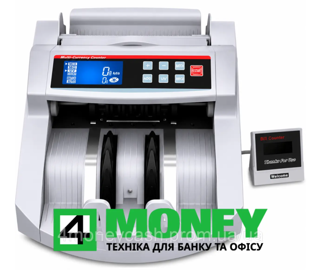 Счетчик Банкнот COUNTER AVI-2108D. Счетная Машинка проверкой UV/MG валют и точным подсчетом купюр