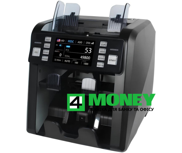 Сортировщик Банкнот на два кармана Детекция Номинала Валют Проверка на подлинность HARD-CASH 952A