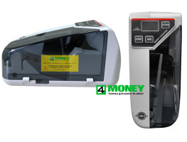 Машинка для счета денег ручная MHZ V30 220V на батарейках UV ультрафиолет