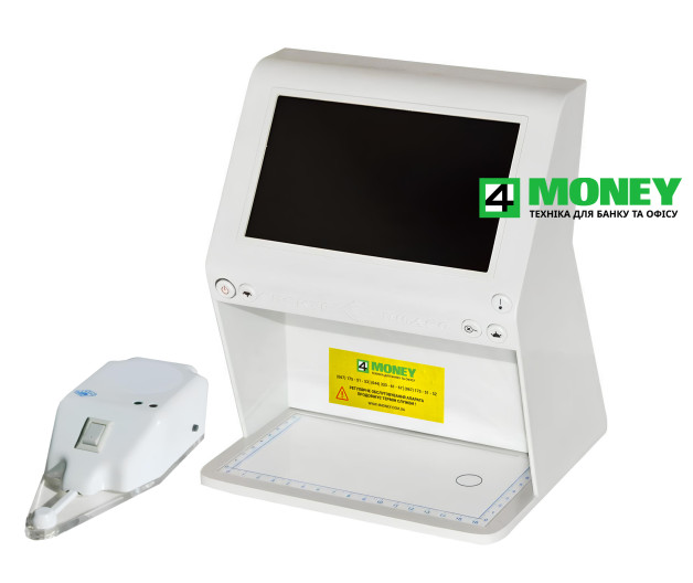 Banknote Detector with Anti-Stokes Control Spectr-Video-7MLA UV IR + Misha M for Magnetic Checking