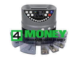 Счетчик Монет SCAN COIN AXIOM Сортировщик Номиналов с Загрузочным Бункером до 1500 Монет и Скоростью до 300 шт/мин