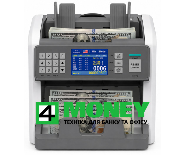 Счетчик Банкнот COUNTER AVI-S100 Сортировщик Валют с "2 CIS" Детекцией и Автоопределением Номинала