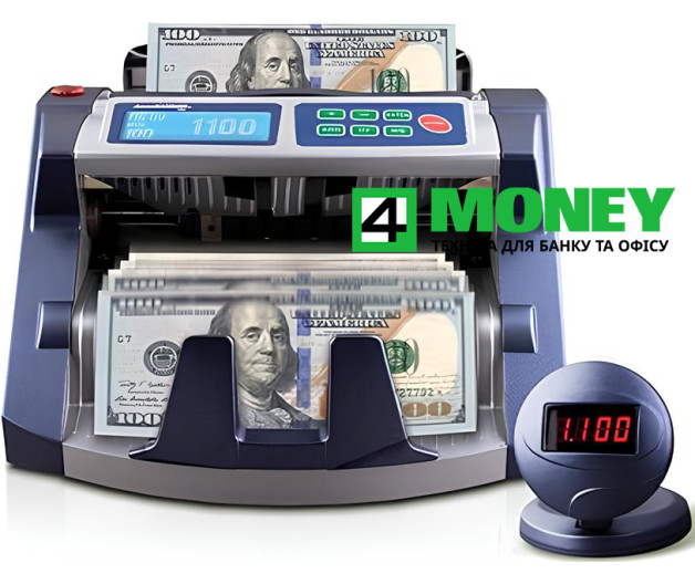Счетчик Банкнот AccuBANKER AB1100 PLUS с UV и MG проверкой Купюр Валют