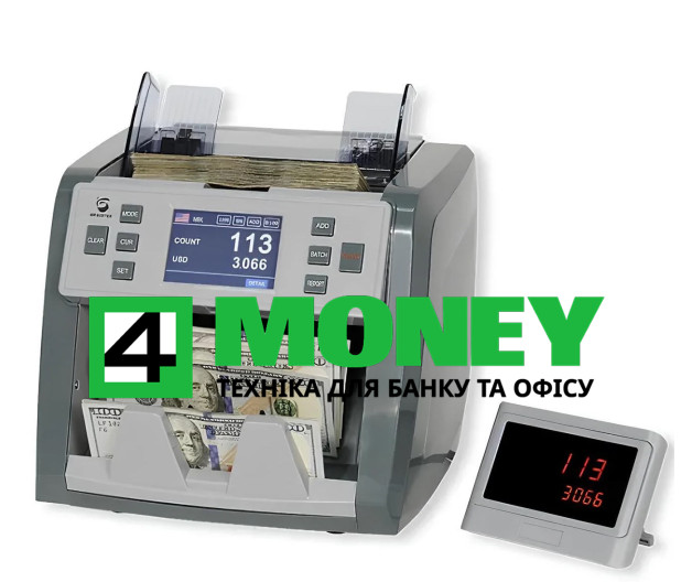 Сортировщик Банкнот GRACE EC900 (Hitachi mini) Счетчик Денег с Режимом "МИКС", CIS-Сканированием и Детекцией UV/MG/IR/MT