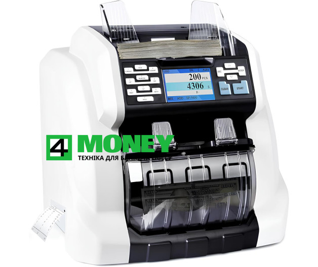 Профессиональный Сортировщик Банкнот RIBAO BCS-150 Денежная Счетная Машинка на 2 Кармана
