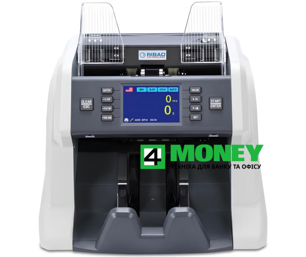 Счетный Аппарат проверкой денежных средств и банкнот RIBAO BC-30 Детекция Валют с режимом суммирования