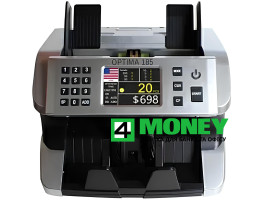 Счетчик Банкнот с калькуляцией Номинала Купюр Optima 185 Проверка валют на подлинность