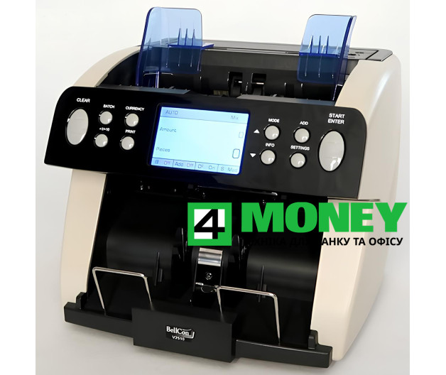 Счетная Машинка с Проверкой и Детекцией Банкнот BellCount V2510 Сортировщик Офисного класса